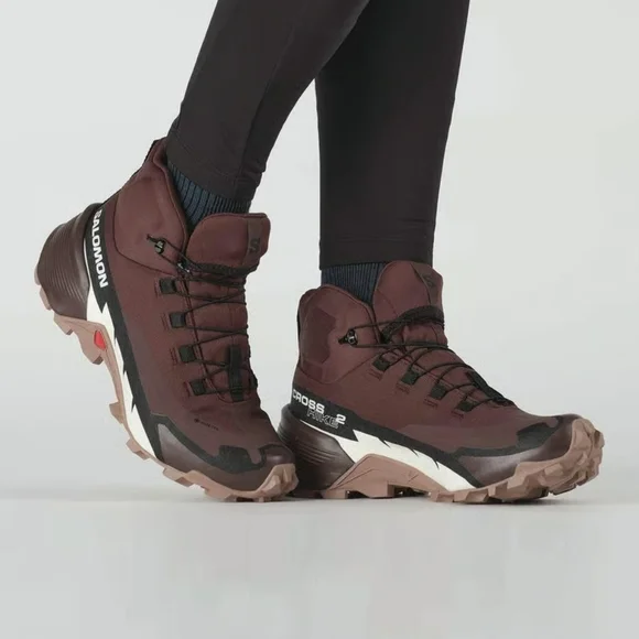 Salomon Cross Hike 2 Mid GTX Hiking Boots Waterproof Womens Size 9.5 - Picture 8 of 10